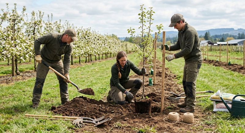 Apple Tree Planting in Honolulu, HI