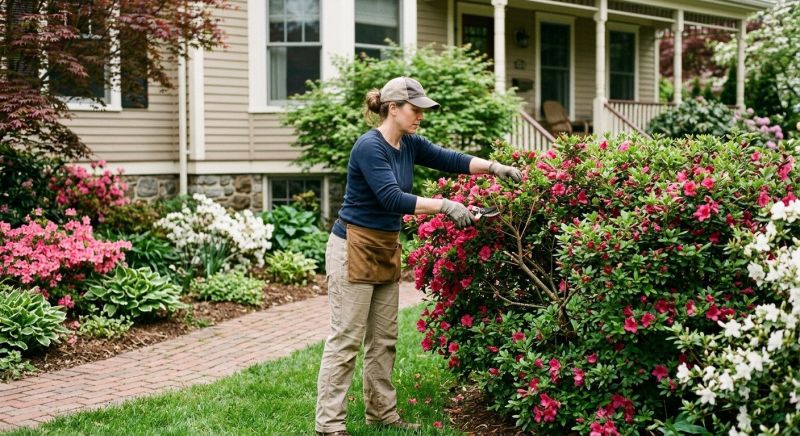 Azalea Pruning in Ventura County, CA