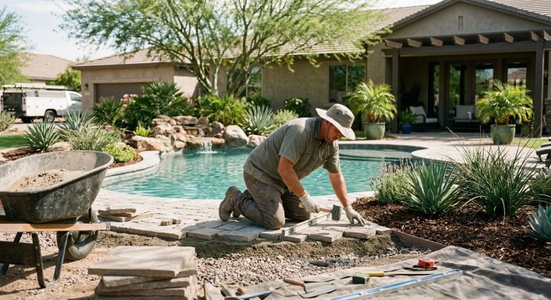 Pool Patio Landscaping in Honolulu, HI
