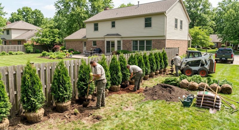 Privacy Shrub Planting in Ventura County, CA