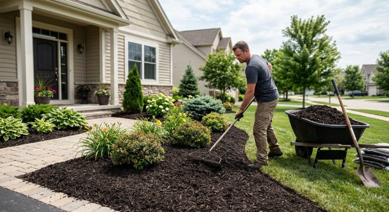 Shredded Mulch Installation in Honolulu, HI