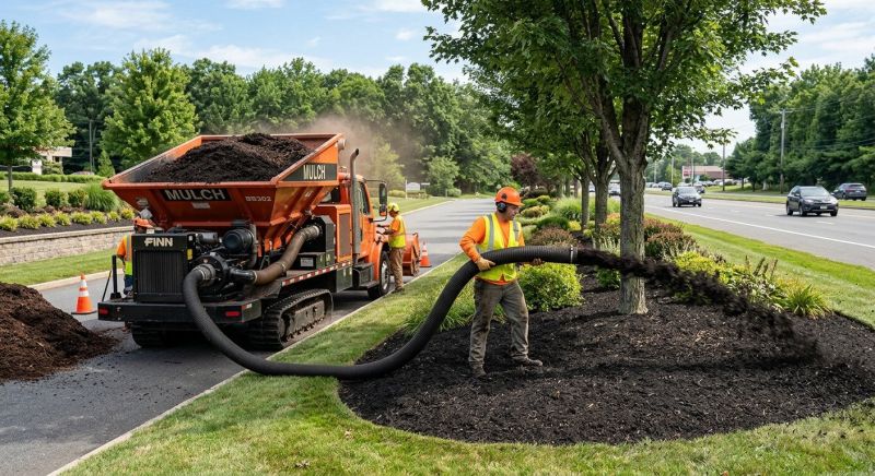 Apartment Mulching in Ventura County, CA