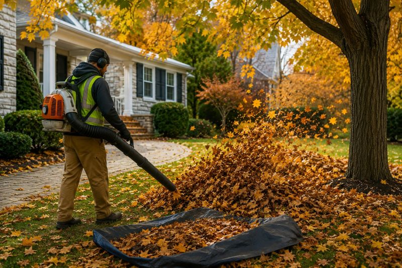 Autumn Leaf Removal in Ventura County, CA