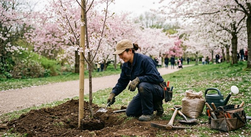Cherry Tree Planting in Honolulu, HI