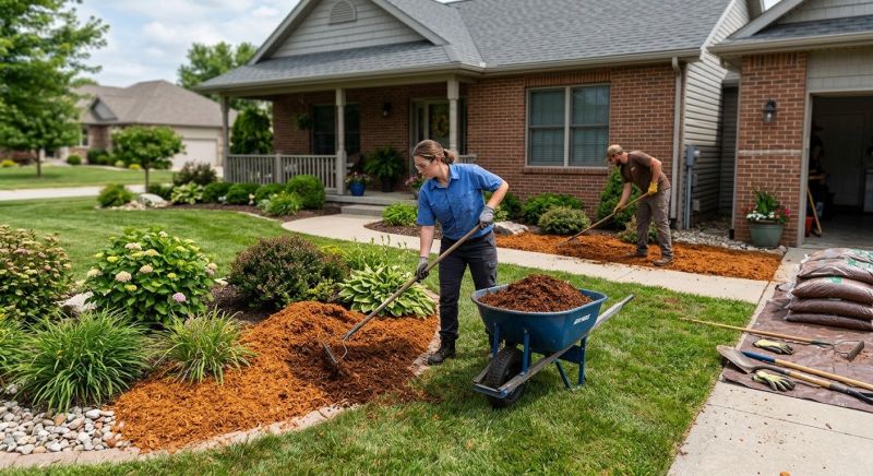 Cypress Mulch Installation in Ventura County, CA