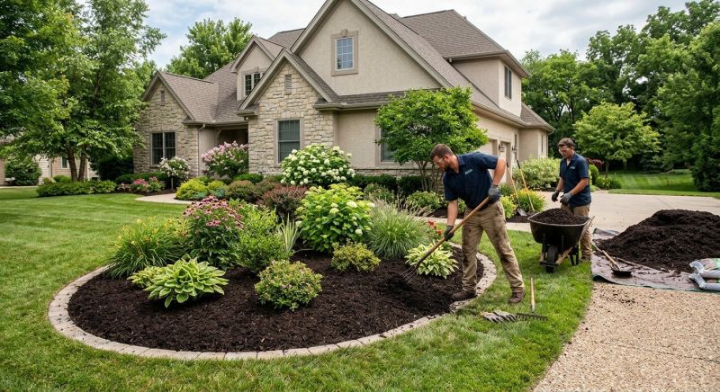 Flower Bed Mulching in Ventura County, CA