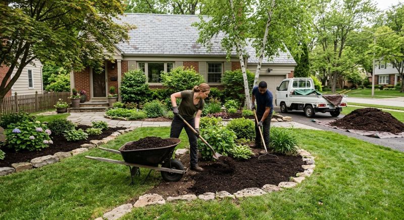 Garden Mulch Installation in Honolulu, HI