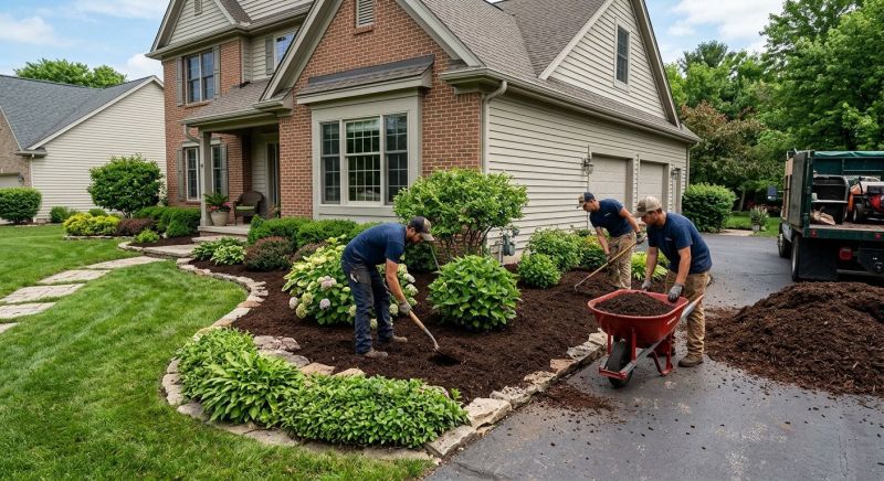 Garden Mulch Installation in Ventura County, CA