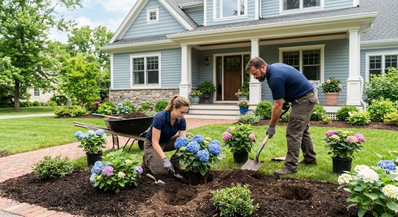 Hydrangea Planting in Honolulu, HI