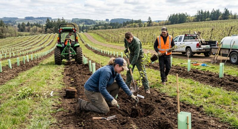 Oak Tree Planting in Ventura County, CA