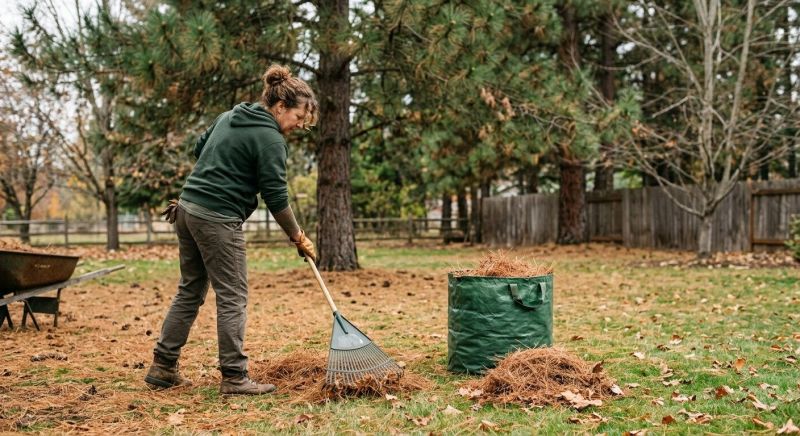 Pine Straw Raking in Ventura County, CA