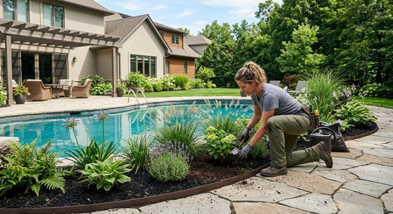 Pool Deck Landscaping in Ventura County, CA