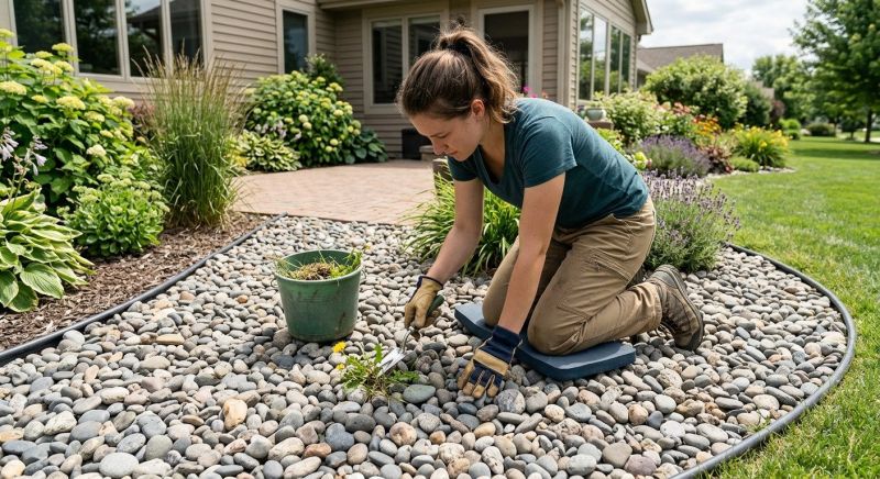 Rock Bed Weeding in Rockwall, TX