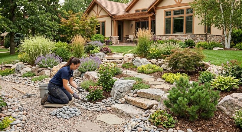Rock Landscape Design in Ventura County, CA