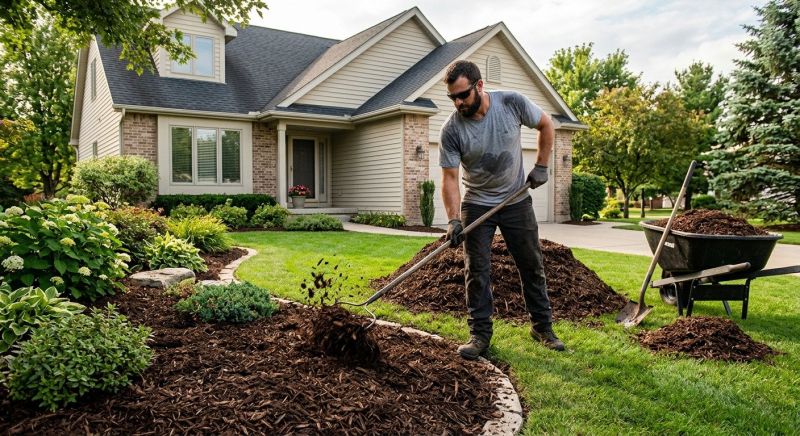 Shredded Mulch Installation in Honolulu, HI